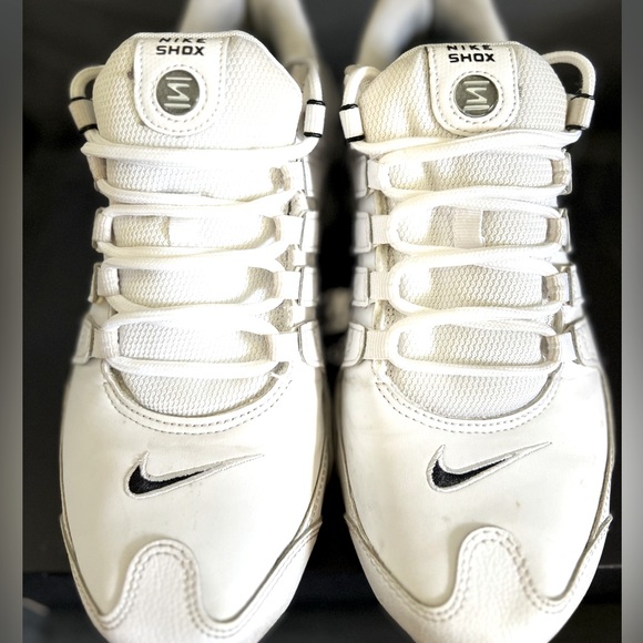 Nike Shox Men's White and Black Sneakers in used condition - Picture 1 of 5